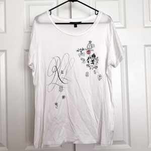 Lauren Ralph Lauren white 1X blouse